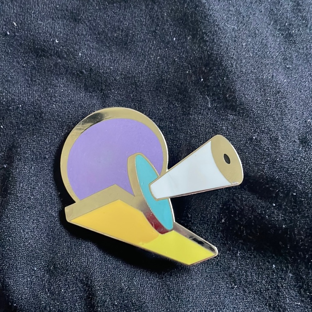 Peter Shire art deco brooch